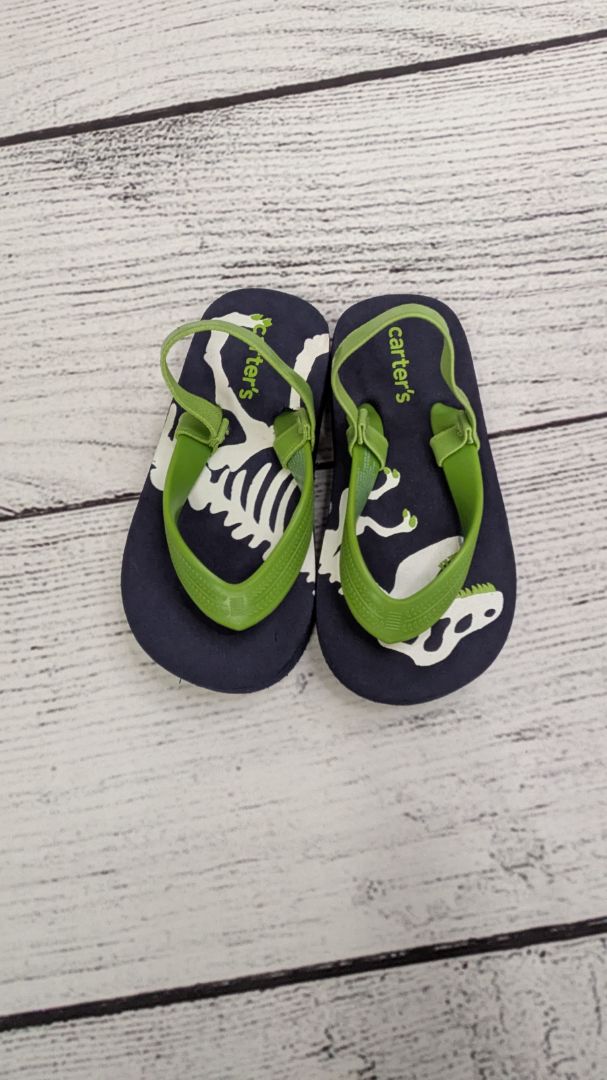 Carters Dinosaur Flip Flops - 6