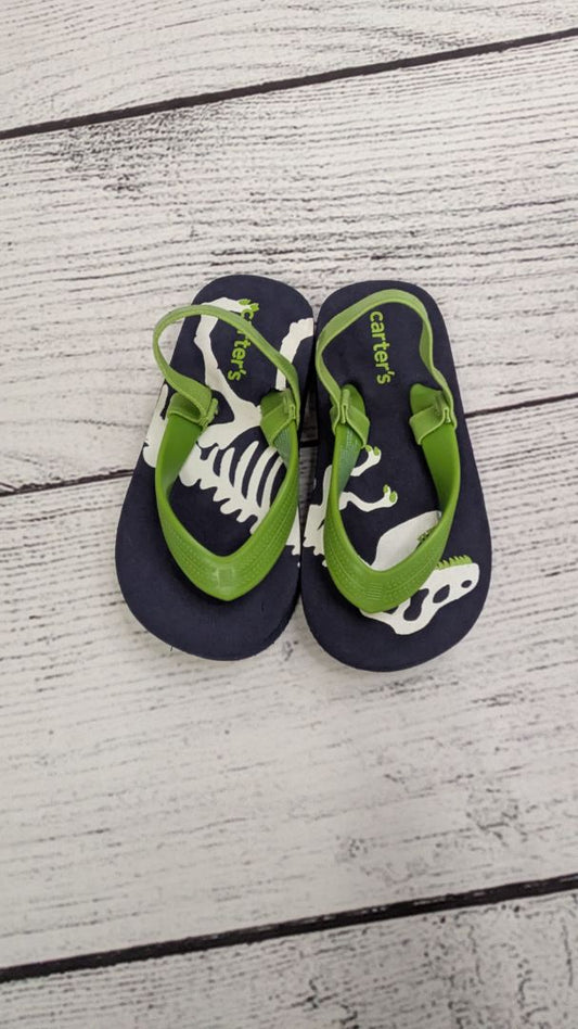 Carters Dinosaur Flip Flops - 6