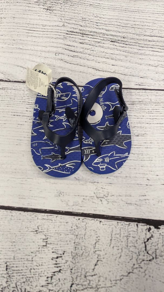 Old Navy Shark Flip Flops NWT - 18mo