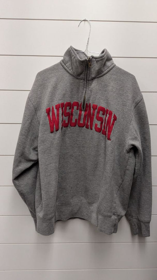 Blue 84 "Wisconsin" Half-Zip Sweatshirt - M