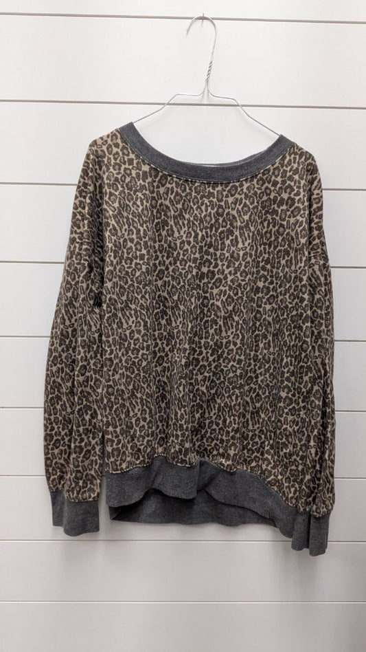 Splendid Cheetah Print Long Sleeve - XL