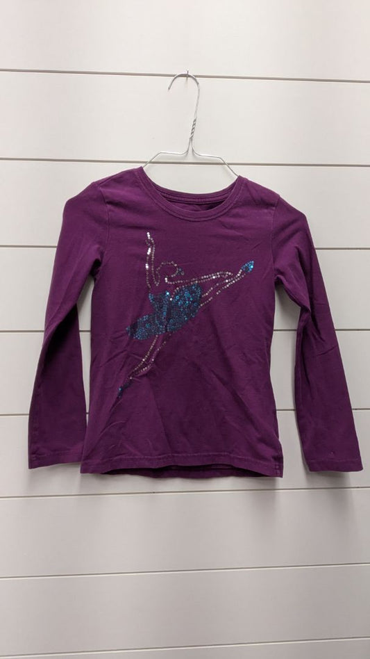 Faded Glory Sequin Ballerina Long Sleeve - 6