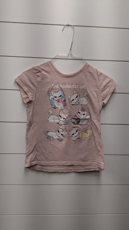 Children's Place Cat Short Sleeve - 6