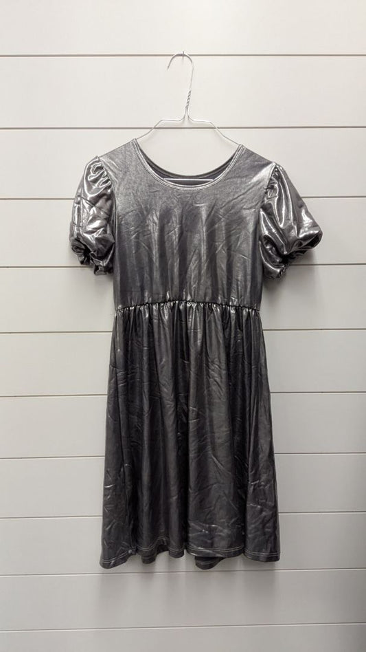 Wonder Nation Metallic Short Sleeve Dress - 12