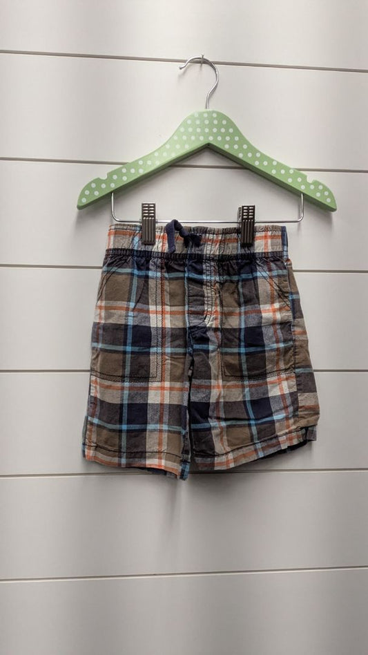 Carters Plaid Shorts - 3t
