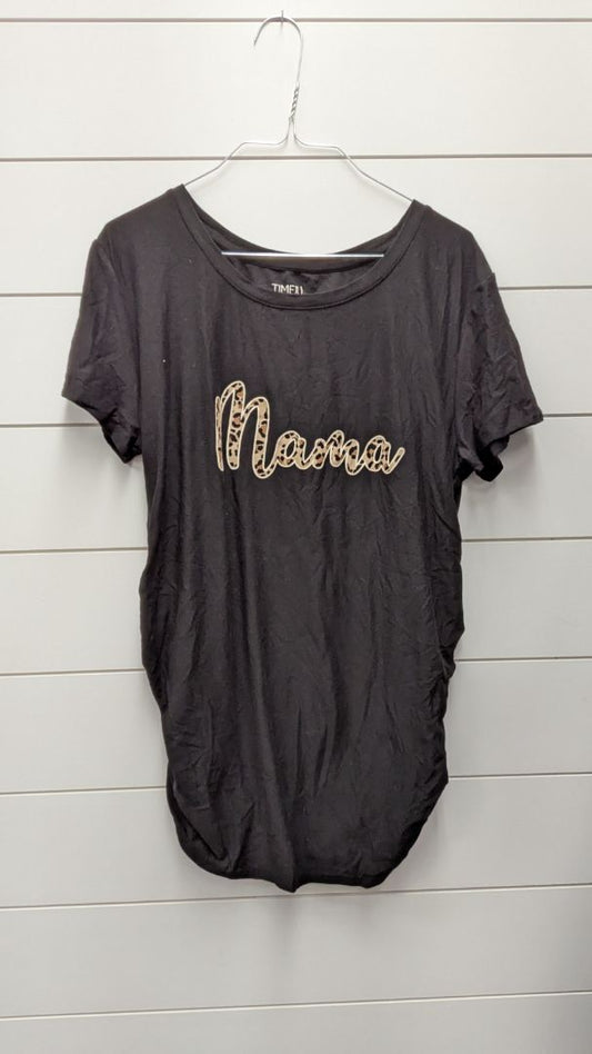 Time and Tru Maternity "Mama" Short Sleeve - M