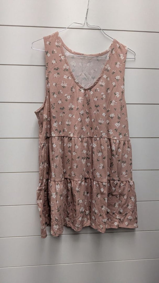 A Glow Maternity Floral Tank Top - M