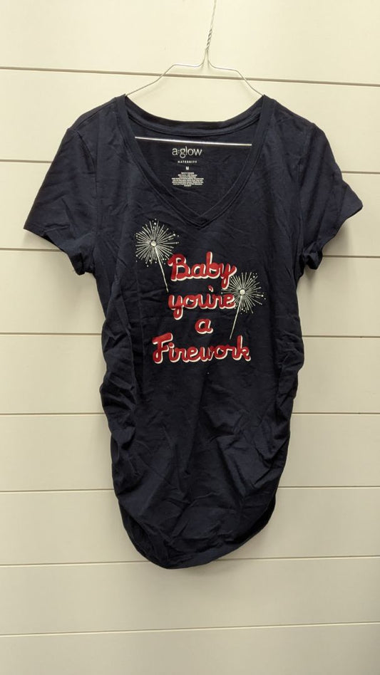A Glow Maternity Firework Short Sleeve - M