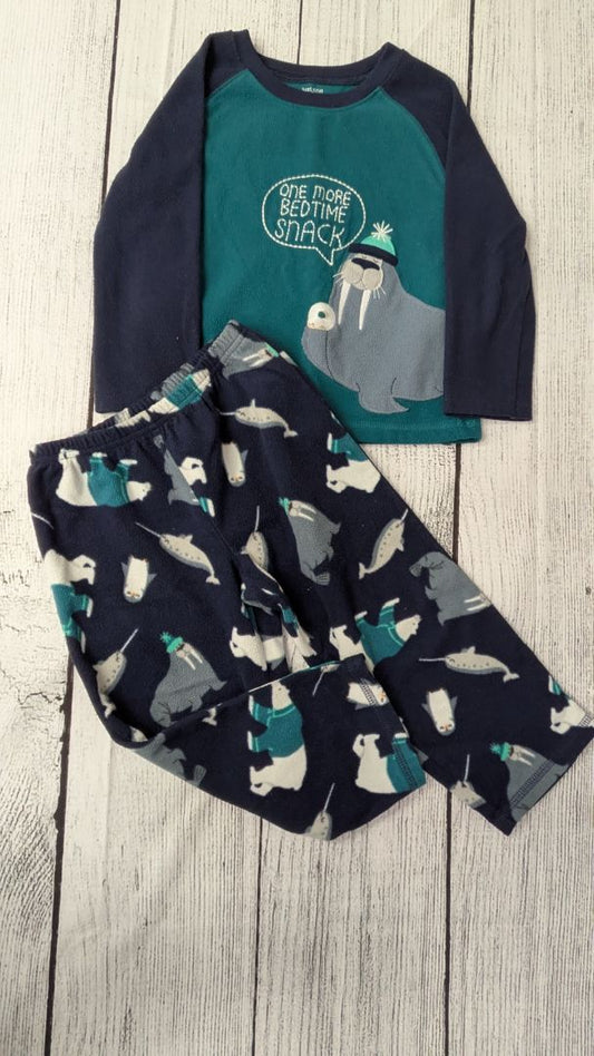 Carters Walrus Fleece Pajama Set - 3t