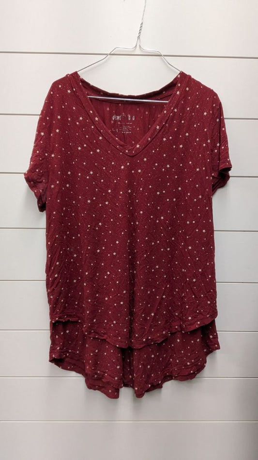 Latched Mama Maternity Star Short Sleeve - L