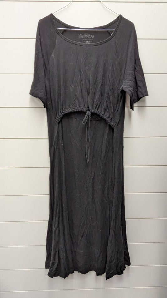 Latched Mama Short Sleeve Maternity Dress - L