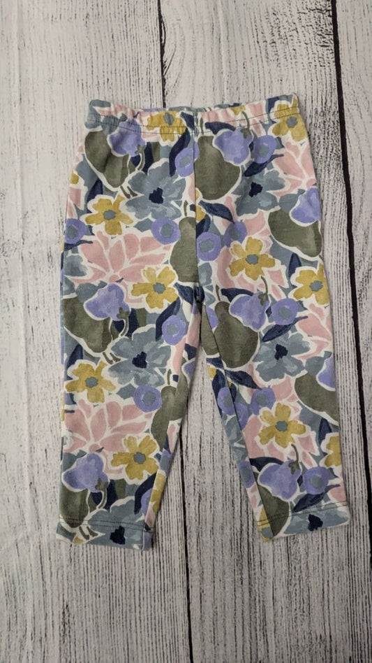 Carters Floral Leggings - 12mo