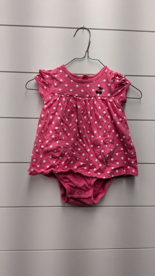 Carters Polka Dot Short Sleeve - 12mo