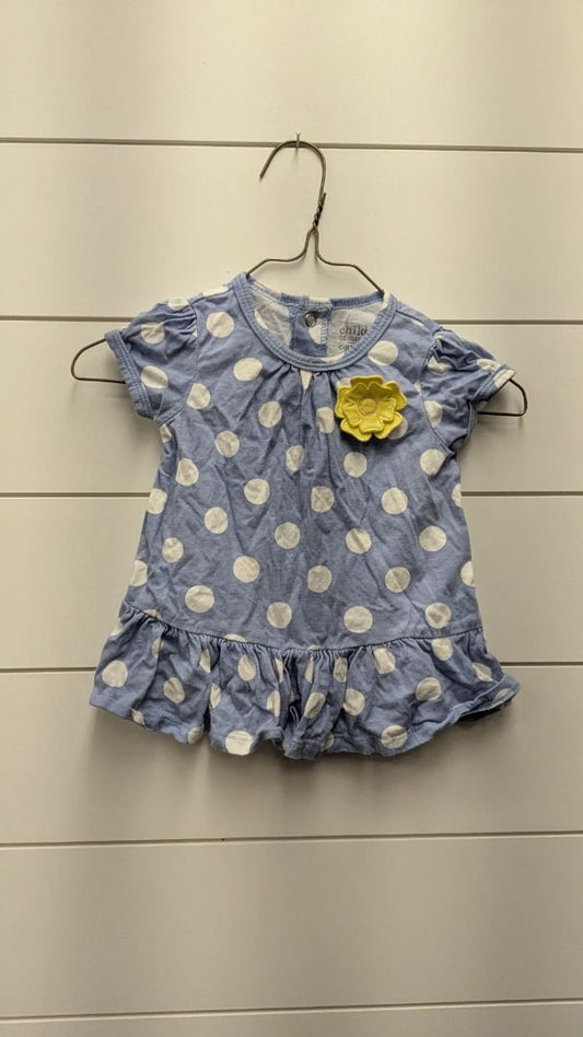 Carters Polka Dot Ruffle Short Sleeve - 12mo