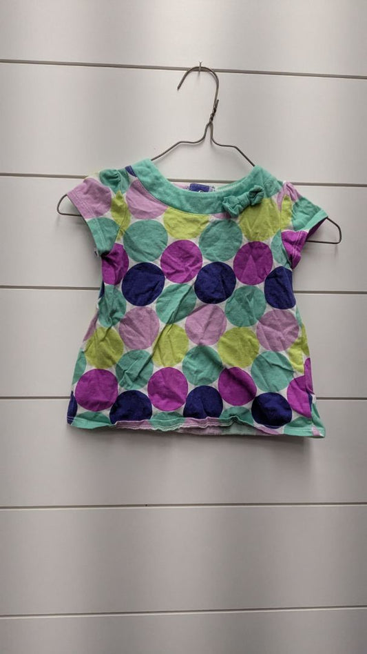 Jumping Beans Polka Dot Short Sleeve - 12mo