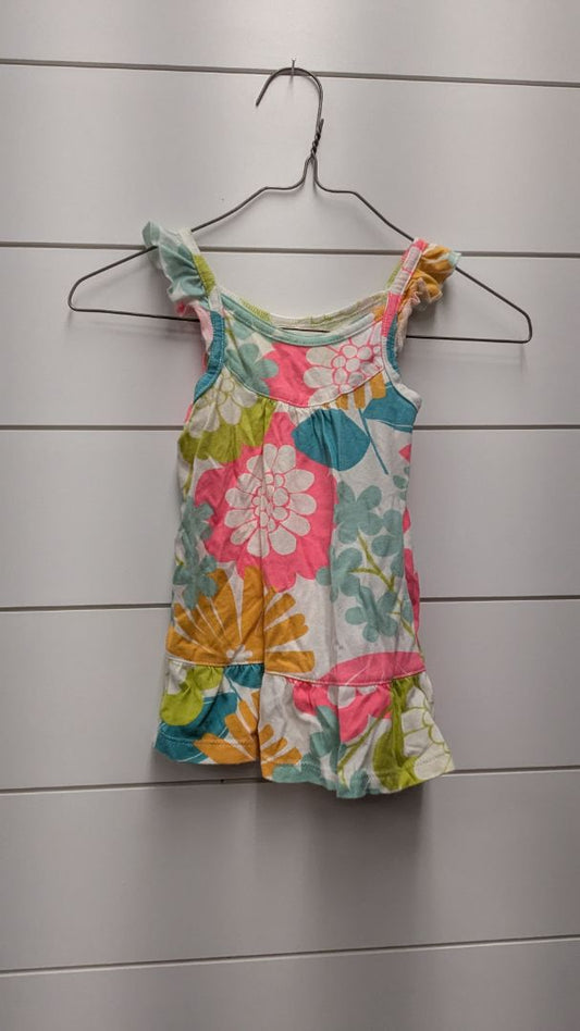 Carters Floral Tank Top - 12mo
