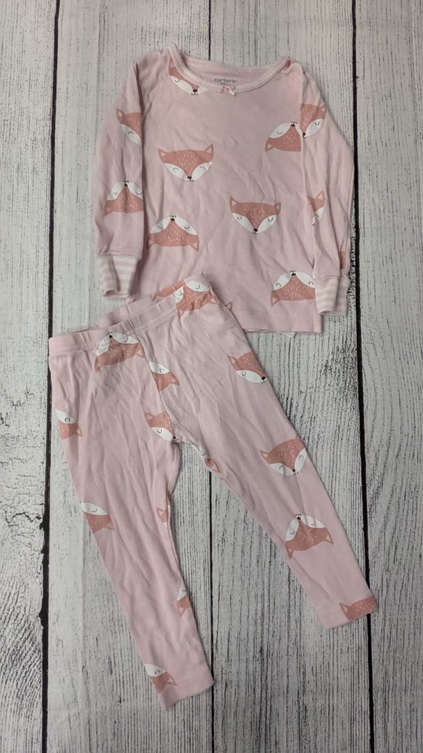 Carters Fox Pajama Set - 18mo