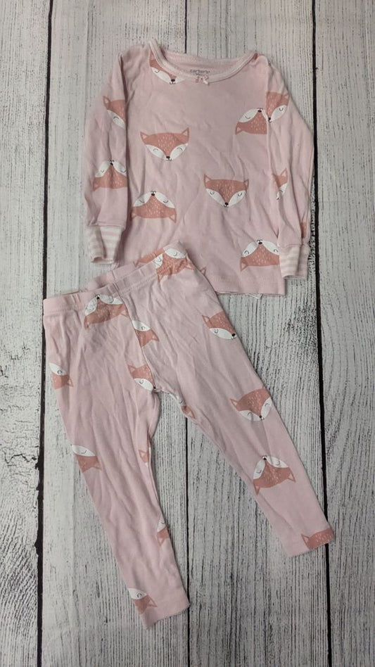 Carters Fox Pajama Set - 18mo