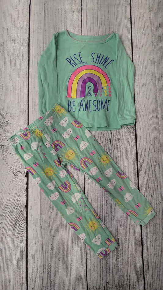 Carters Rainbow Pajama Set - 18mo