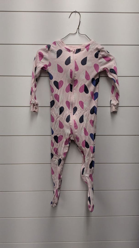 Dip Heart Pajamas - 24mo