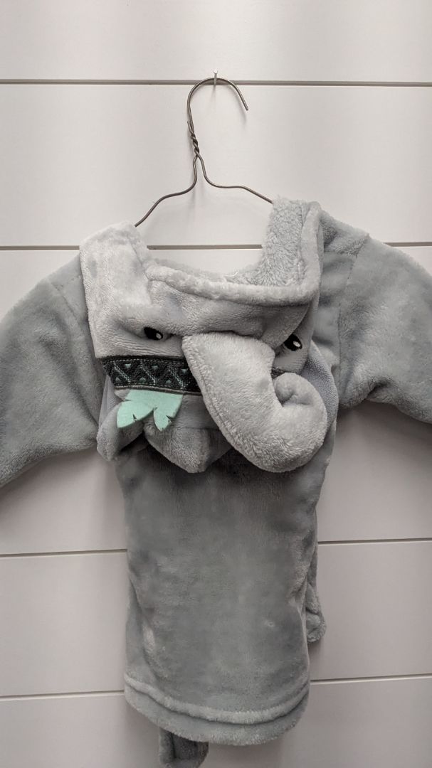 Little Treasure Elephant Robe - 9mo