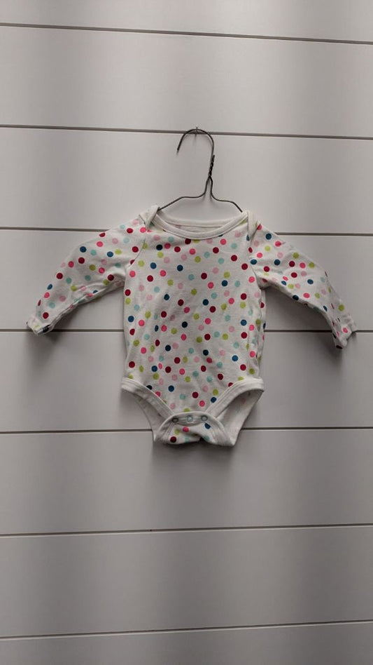 Cat & Jack Polka Dot Long Sleeve - NB