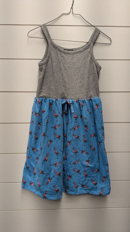 Pink & Violet Flamingo Tank Dress - 8