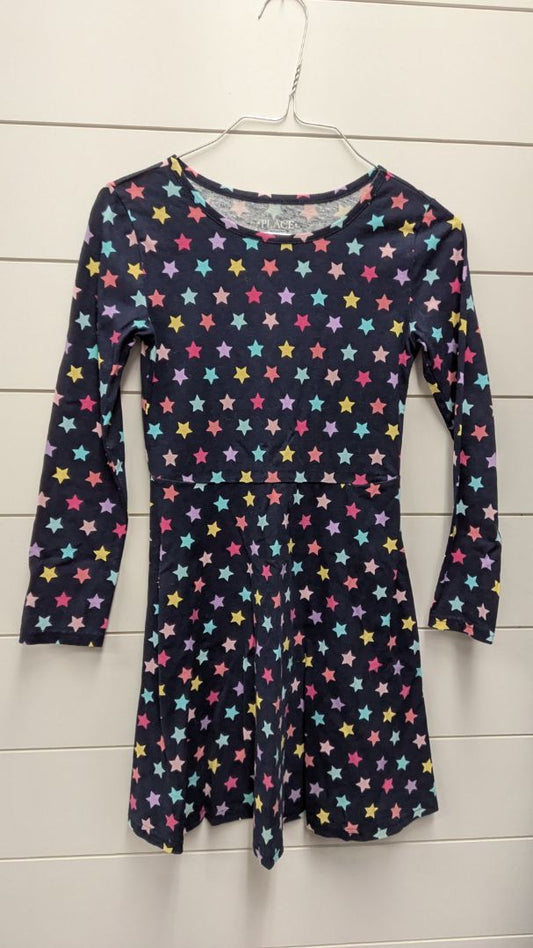 Children's Place Long Sleeve Star Dress - 8