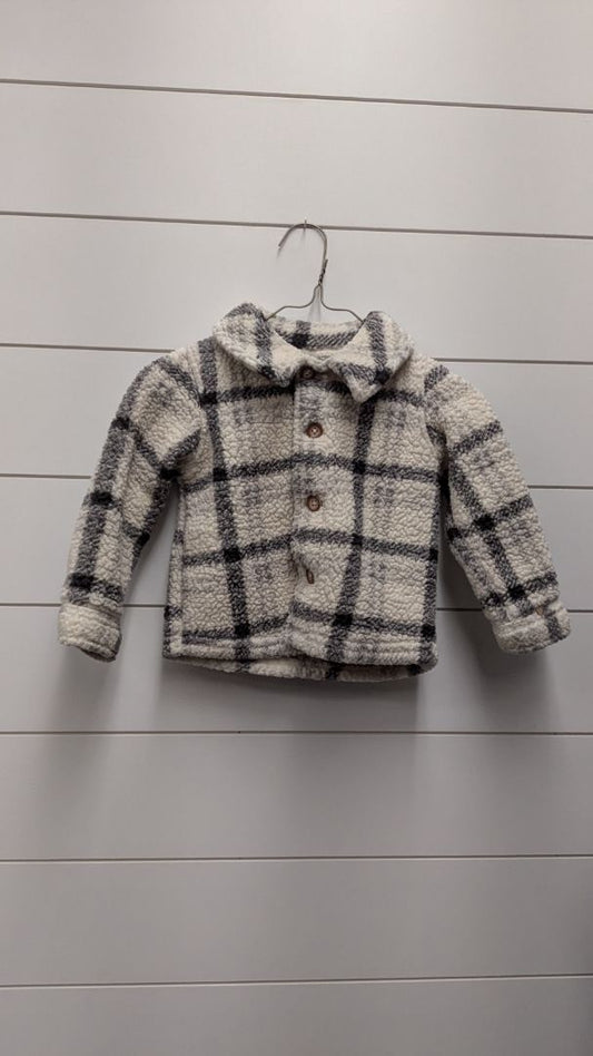 Carters Sherpa Flannel Button-Up - 18mo