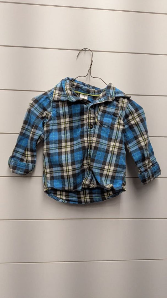 Carters Long Sleeve Flannel - 18mo