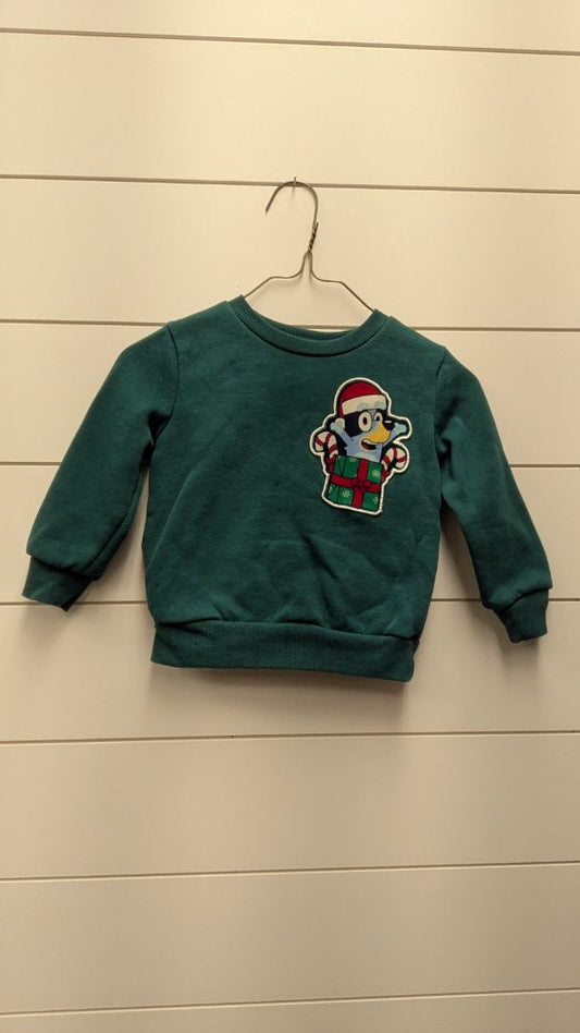 Bluey Christmas Sweatshirt - 18mo