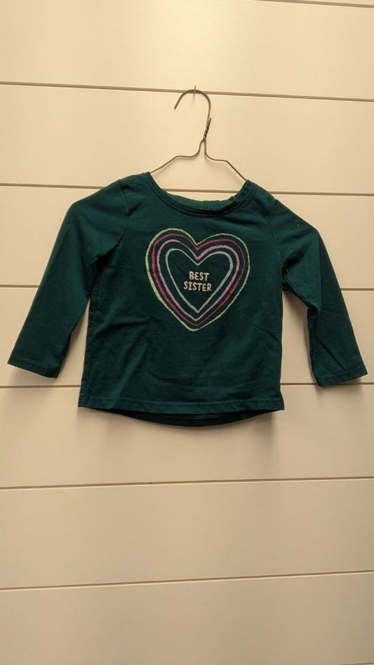 JUMPING BEANS "Best Sister" Long Sleeve - 18mo
