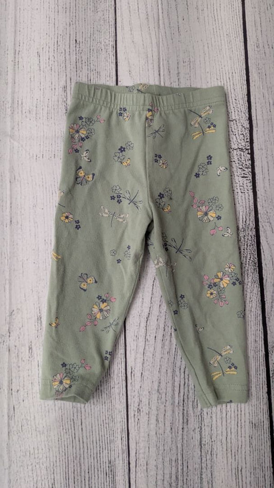 Oshkosh Floral Leggings - 12mo