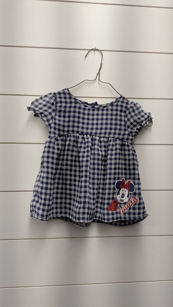 Disney Baby Plaid Minnie Mouse Dress - 18mo
