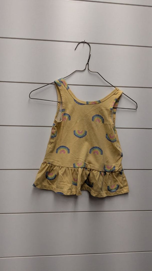 Cat & Jack Twin Set (2) Rainbow Tank Top - 18mo
