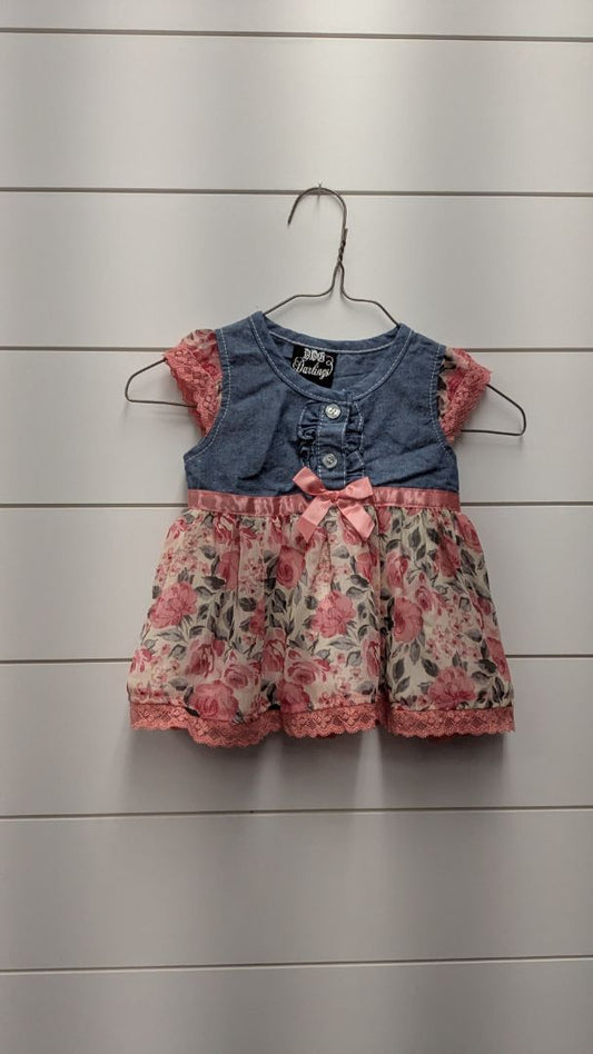Ddg Darlings Twin Set (2) Floral Dress - 12mo