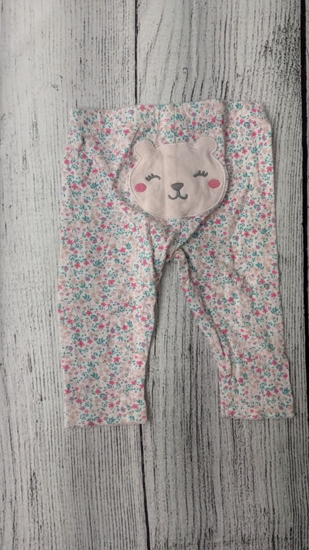Carters Floral Bear Leggings - 6mo