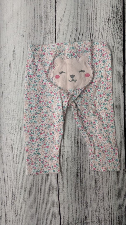 Carters Floral Bear Leggings - 6mo