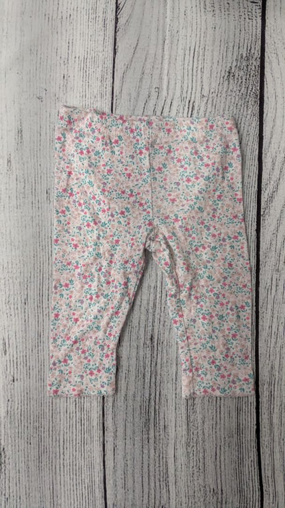 Carters Floral Bear Leggings - 6mo