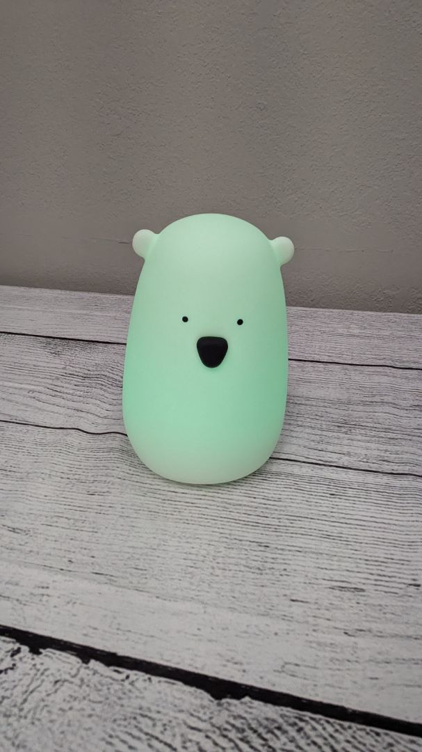 Color-Changing Polar Bear Squish Light