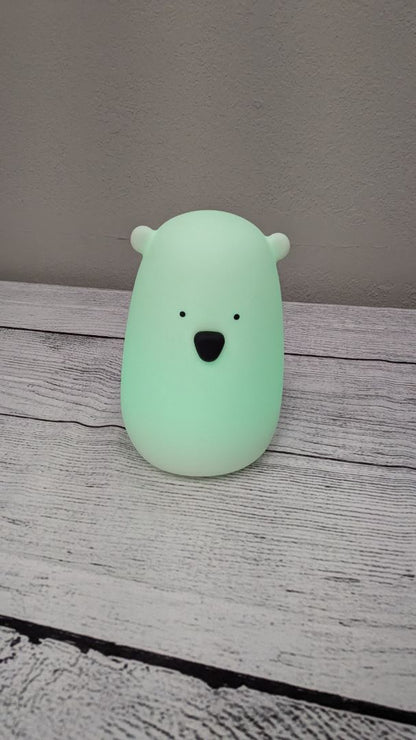 Color-Changing Polar Bear Squish Light