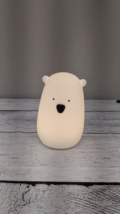 Color-Changing Polar Bear Squish Light
