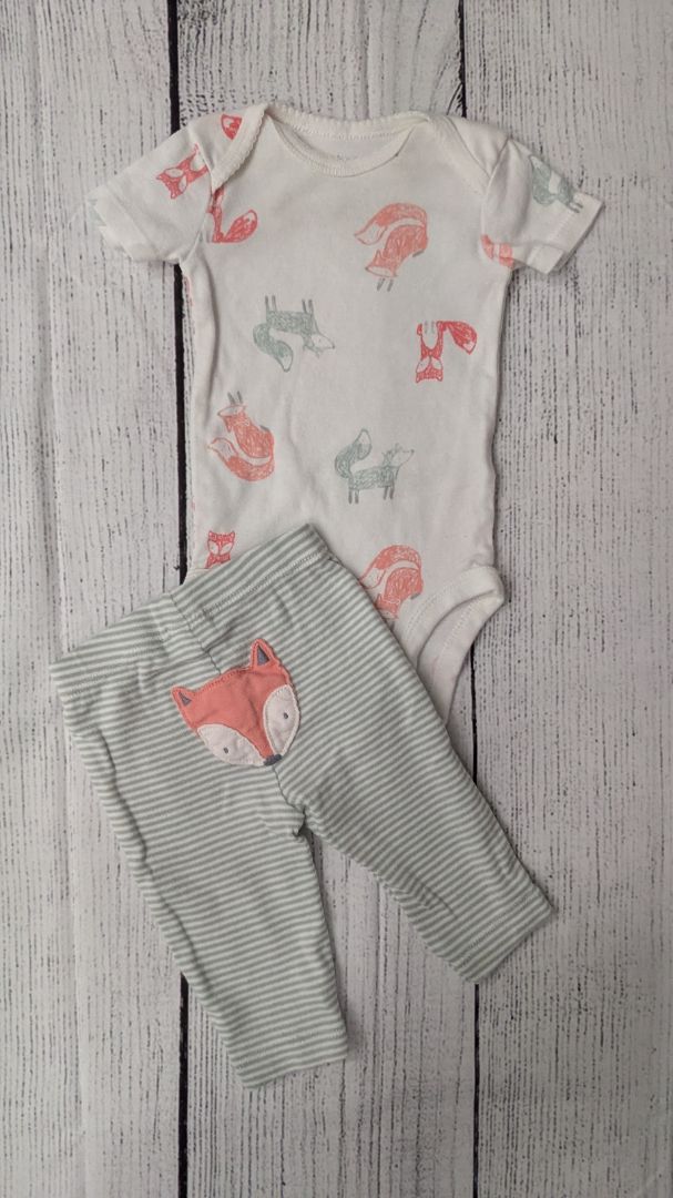 Carters Fox Outfit - 3mo