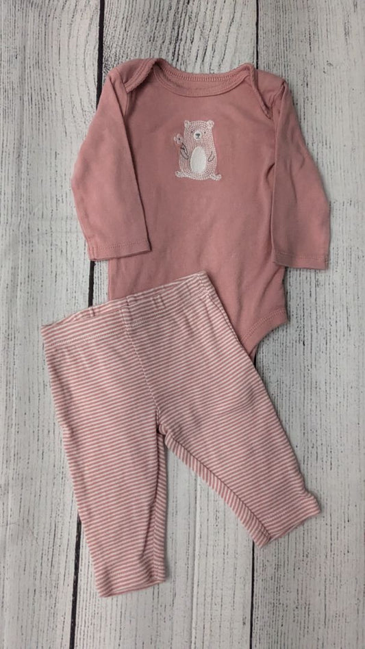 Carters Bear Outfit - 3mo
