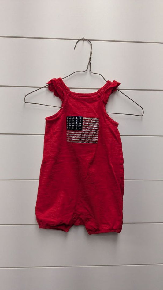 KOALA KIDS 4th of July Romper - 12mo