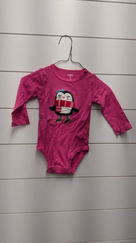 Carters Penguin Long Sleeve - 9mo