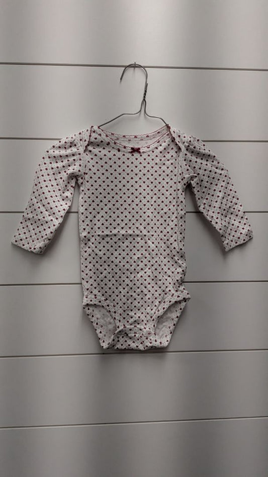 Carters Heart Long Sleeve - 9mo