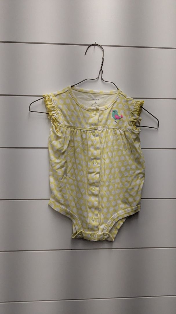 Carters Polka Dot Bird Short Sleeve - 9mo