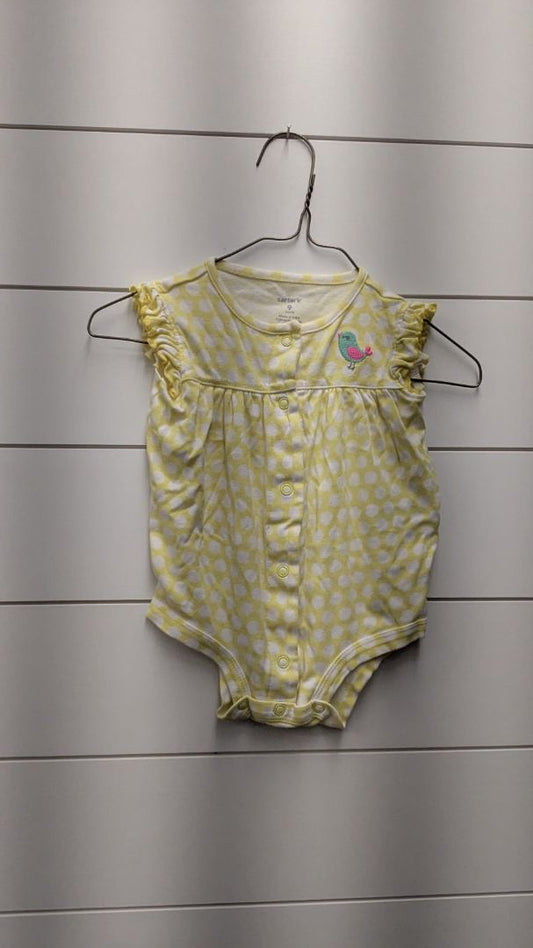 Carters Polka Dot Bird Short Sleeve - 9mo