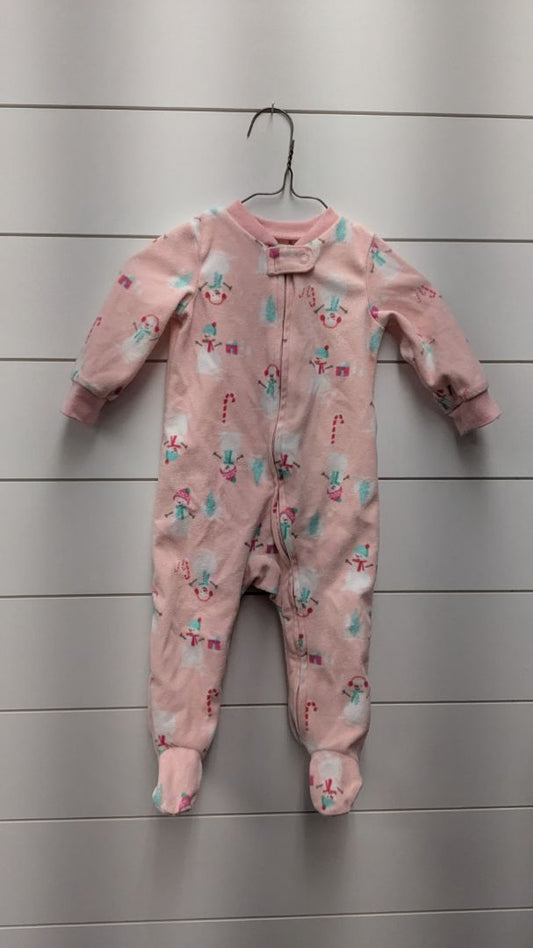 Carters Snowman Pajamas - 9mo